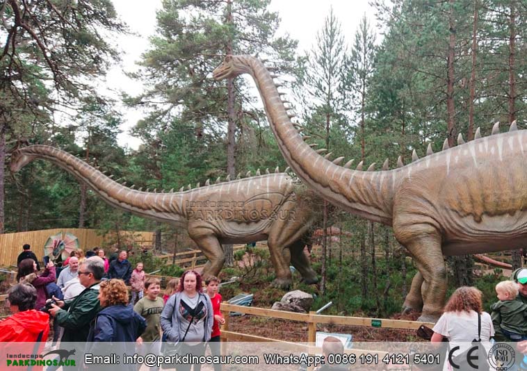 Estatua de dinosaurio de tamaño real realista personalizado